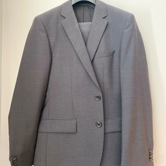 HUGO BOSS SUIT | SLIM-FIT SUIT IN WOOL, SILK AND STRETCH - Picture 3 of 7
